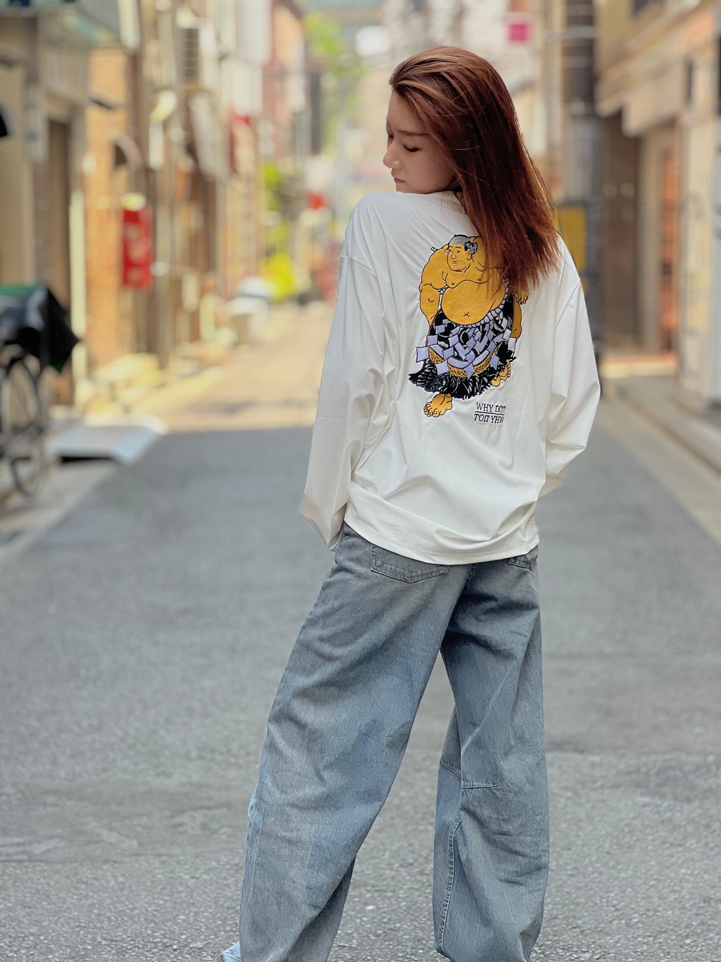Long T-shirts"藍"
