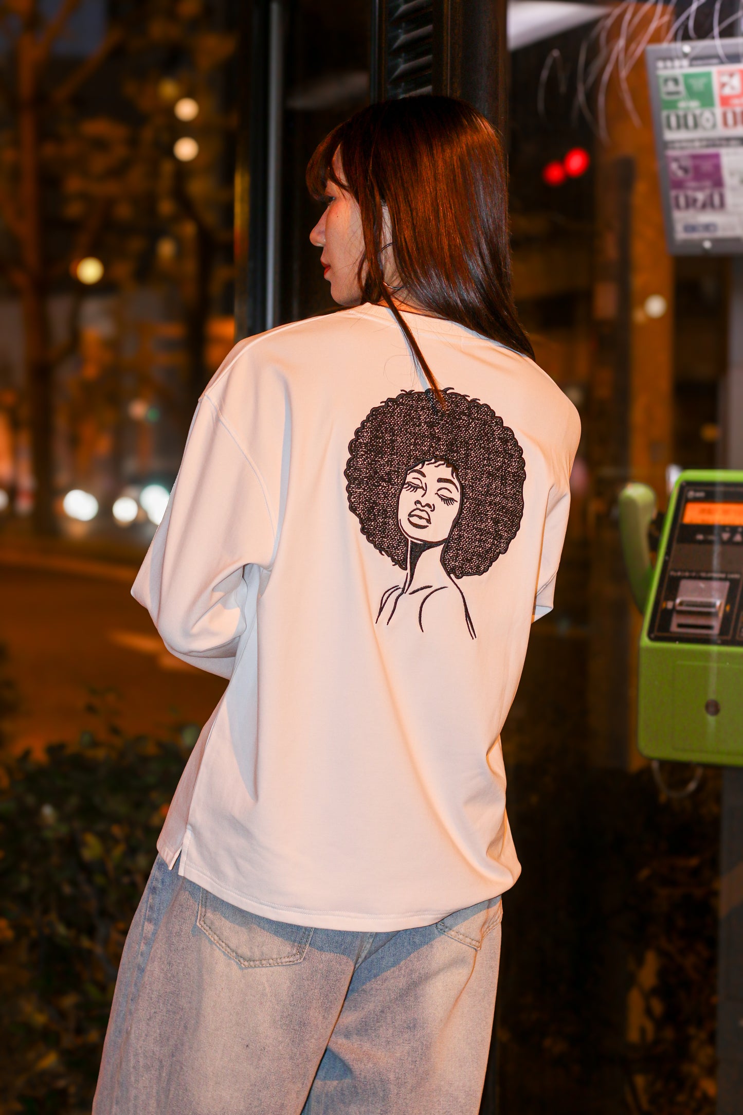 【限定】"Ghana" Long T-shirt  Black